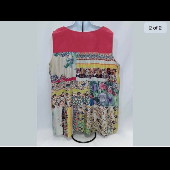 Johnny Was Tops - JOHNNY WAS FLOUNCY TANK TOP 2X